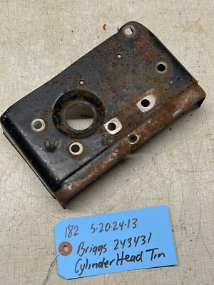 #ad #ad Briggs And Stratton Engine Model 243431 Cylinder Head Tin $20.75