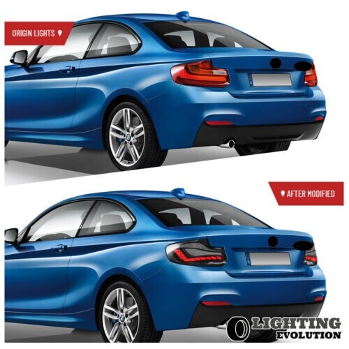 Luces traseras VLAND OLED para lente de humo secuencial BMW F87 M2 y F22 serie 2 14-19 - Imagen 11 de 15