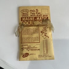 HO Scale Kadee #5 Magne-Matic Universal Knuckle Coupler 2-Pair/pk SEALED Vintage