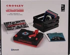 Rolling Stones RSD 2026 Mini Turntable w/Six 3" Vinyl Records & Carrying Crate