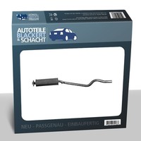 Auspuff Mitteltopf für Opel Kadett E + CC