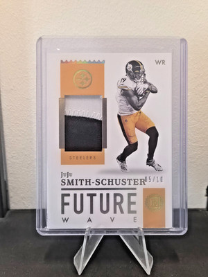 JuJu Smith-Schuster Panini Encased Future Wave Pearl /10 Pittsburgh Steelers NFL