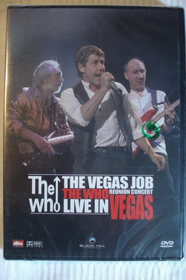 THE WHO LIVE IN VEGAS REUNION CONCERT ROGER DALTREY  PETE TOWNSTED TOMMY DVD