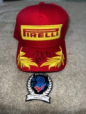Pato O'Ward Signed Pirelli Podium Hat F1 McLaren Future Superstar Beckett