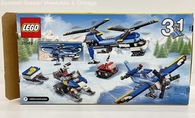 LEGO Creator 3in1 Sets X2 #31078 Treehouse Treasures #31049 Helicopter OPEN SETS