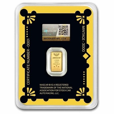 25周年記念 GOLD 1GRAM プレート 1 gram Gold Bar - NASCAR Mexico International Cup | eBay
