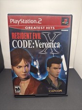 Resident Evil CODE: Veronica X (PlayStation 2, 2002) Complete w/ Manual TESTED
