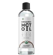 MCT Oil for Coffee. Pure Coconut MCT C8 and C10 Oil (8Oz, Organic, Unflavored)