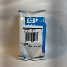 New - Genuine HP 74 Black Ink Cartridge CB335W