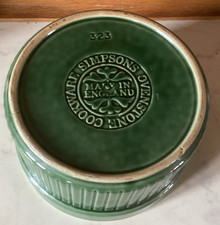 LARGE VINTAGE SIMPSONS OVENSTONE COOKWARE RAMEKIN/SOUFFLE/OVEN DISH 16cm wide