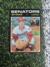 1971 Topps Baseball Jim French #399 Washington Senators EX Low Shipping 