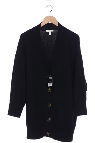 H&M Strickjacke Damen Cardigan Jacke Gr. XL Wolle Schwarz #5jld4ip