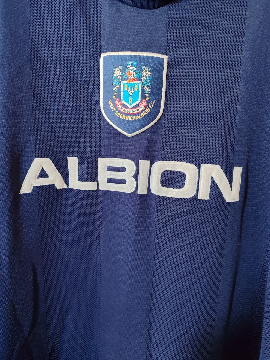 Maillot D'entraînement West Bromwich Albion Patrick 1995-1997 - Taille XL Bleu Foncé