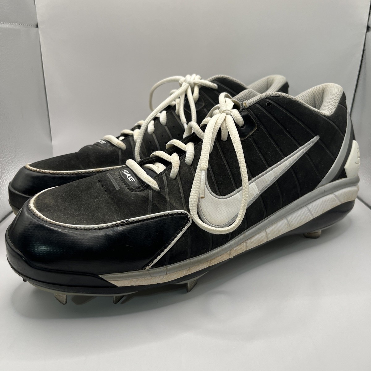 NIKE AIR HUARACHE 2K4 LOW MENS BASEBALL CLEAT BLACK SIZE 13  display picture 1