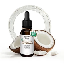 Organic Fractionated Coconut Oil | 100% Pure, Cold-Pressed | USDA Certified Org