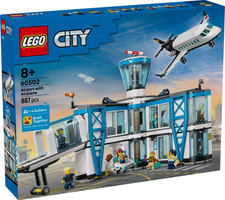 LEGO® City 60502 Flughafen mit Flugzeug Passagierflugzeug Flughafenterminal