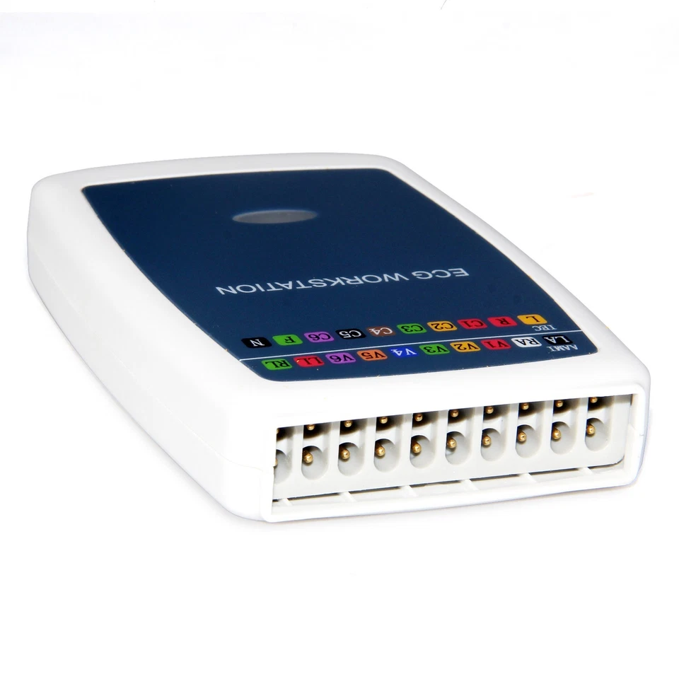 Máquina de ECG portátil basada en PC con 12 reposo de plomo 8000G envío desde almacén de EE. UU. Foto 4 de 4