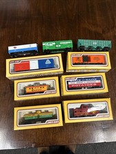 Lot Of 9 A Life Like Train Freight Cars Railcar Carriage Wagon Model - 6 New