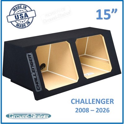 2008-2026 Dodge Challenger 15'' Dual Sealed Solo Baric Subwoofer Enclosure
