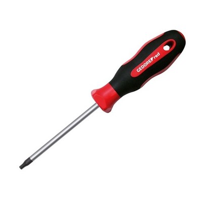 Gedore red Schraubendreher Torx T-15, 2K-Griff, T-Profil Bit-Einsatz Lange 100mm