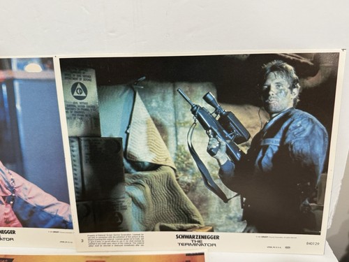 (7) THE TERMINATOR original 1984 lobby color still photos ARNOLD SCHWARZENEGGER - Picture 3 of 5