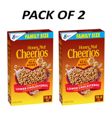 Honey Nut Cheerios, Heart Healthy Cereal, Affirmations Box, Family Size, 18.8 oz