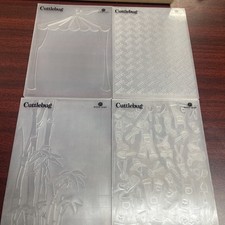 Cuttlebug Embossing Folders Lot Of 4