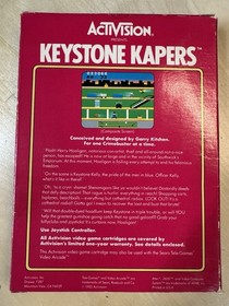 Keystone Kapers Atari 2600 By Activision - Great Box & Cartridge Condition