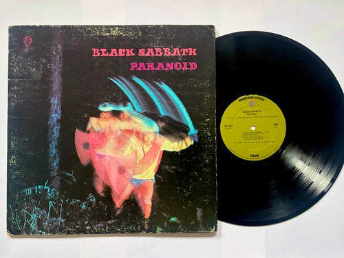 Black Sabbath – Paranoid (1971) original US pressing heavy metal Iron Man