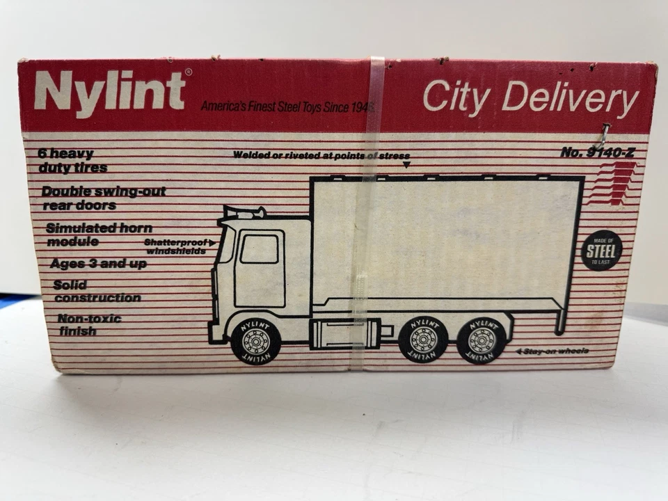 Camión de reparto vintage Nylint City WIX FILTERS acero publicidad 9140-Z nuevo en caja Foto 3 de 4