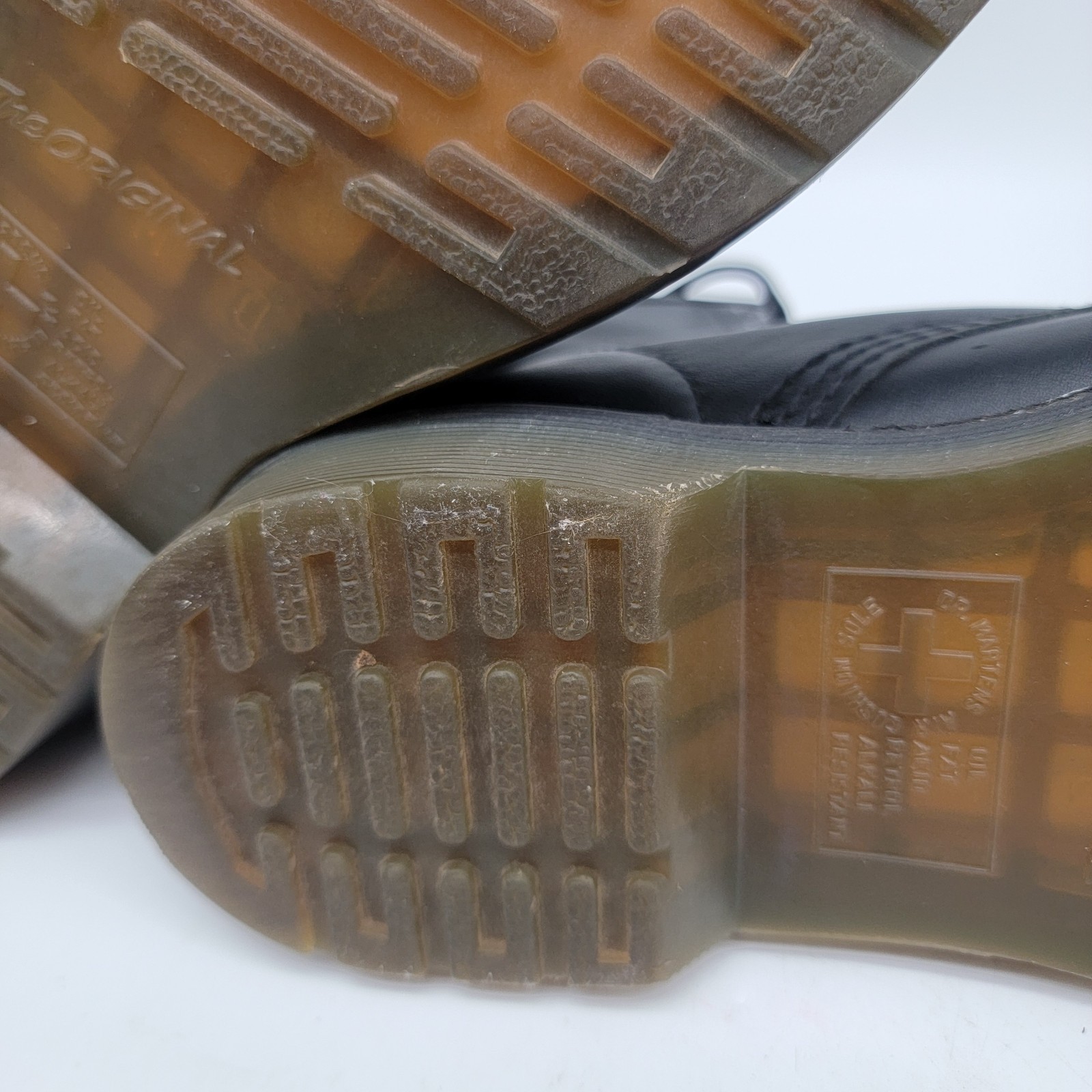 Black Doc Martens Air Wair The Original, US 7, 1460 Lace Up Combat Style Boots thumbnail 12