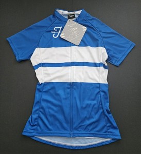 Twin Six Women's Cycling Jersey, Blue/White, Small