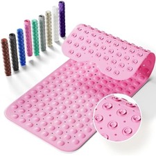 Non-Slip Bath Tub Mat, 39x16 Inch Extra Large Shower Mat with Drain Holes
