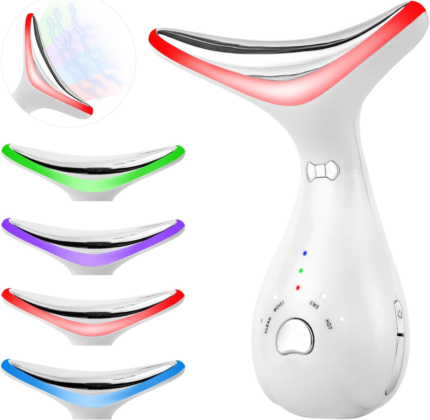 Dispositivo Lifting Viso Elettrico: 4 Modalità Massaggiatore Antirughe