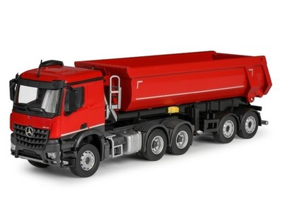 CONRAD Modelle I SCHWARZMÜLLER Rundmuldenauflieger Mercedes-Benz Arocs (1:50)