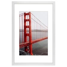 16X24 Picture Frame Made to Display Pictures 12X18 with Mat or 16X24 Wide Moldin