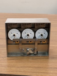 Diebold 120 Hour Three Movement Vault Time Lock With Winding Key.