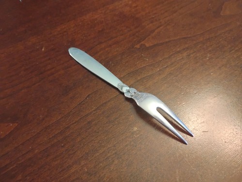 Georg Jensen Kaktus Stil Erdbeere Gabel Sterlingsilber - Bild 4 von 5