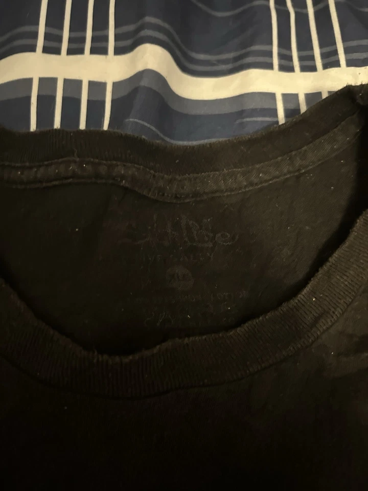 SALT LIFE Live Salty BlackTee 男式口袋短袖衬衫 XL — 第 2/3 张图片