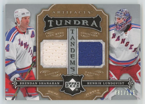 2007-08 Upper Deck Artifacts Tundra Tandems jersey Brendan Shanahan/Henrik
