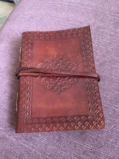 Vintage Medieval Leather Journal With Handmade Paper