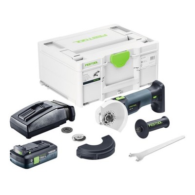 Festool AGC 18-125 EB-Basic Winkelschleifer 18 V 125 mm + 1x Akku 4,0 Ah + Lader