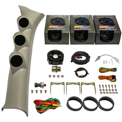 #ad GlowShift T7 Oil PSI Oil Temp amp; Volt Gauges Pod for 10 13 Mazda 3 $324.99