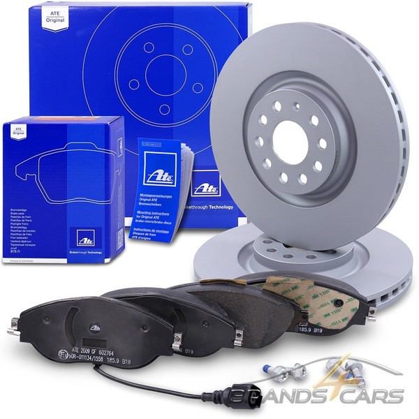 ATE Bremsscheiben Ø340 +BremsbelÄGe MIT Warnkontakt Vorne FÜR VW Passat B6 B7 CC-image