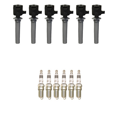 NGK COP 6 Ignition Coil 6 Iridium IX Spark Plugs Kit For Mazda 6 3.0 V6 2003-08