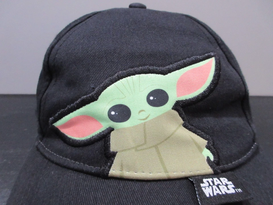 Бейсболка Disney с застежкой сзади черная зеленая Star Wars Yoda детская для мальчиков молодежная - Изображение 2 из 4