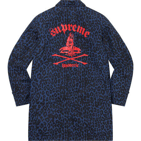 Supreme Hysteric Glamor Leopard Trench Blue Coat Parka | eBay Supreme Hysteric Glamor Leopard Trench Blue Coat Parka | eBay