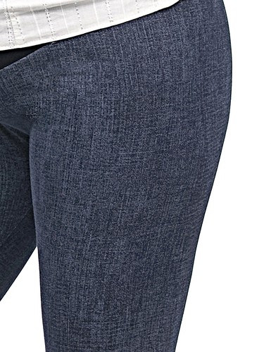 Umstand Capri Hose 3/4 Muster Umstandshose Leggings Leggins gekämmte Baumwolle - Picture 10 of 15