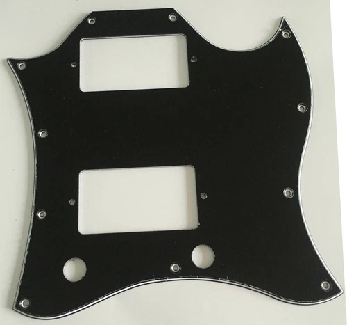 For Gibson SG Standard Full Face Guitar Pickguard Scratch Plate,3 Ply Black