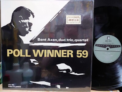 BENT AXEN ''POLL WINNER 59'' FONA KLUBBEN Japan LP Vinyl MONO HYPE-STICKER EX/EX